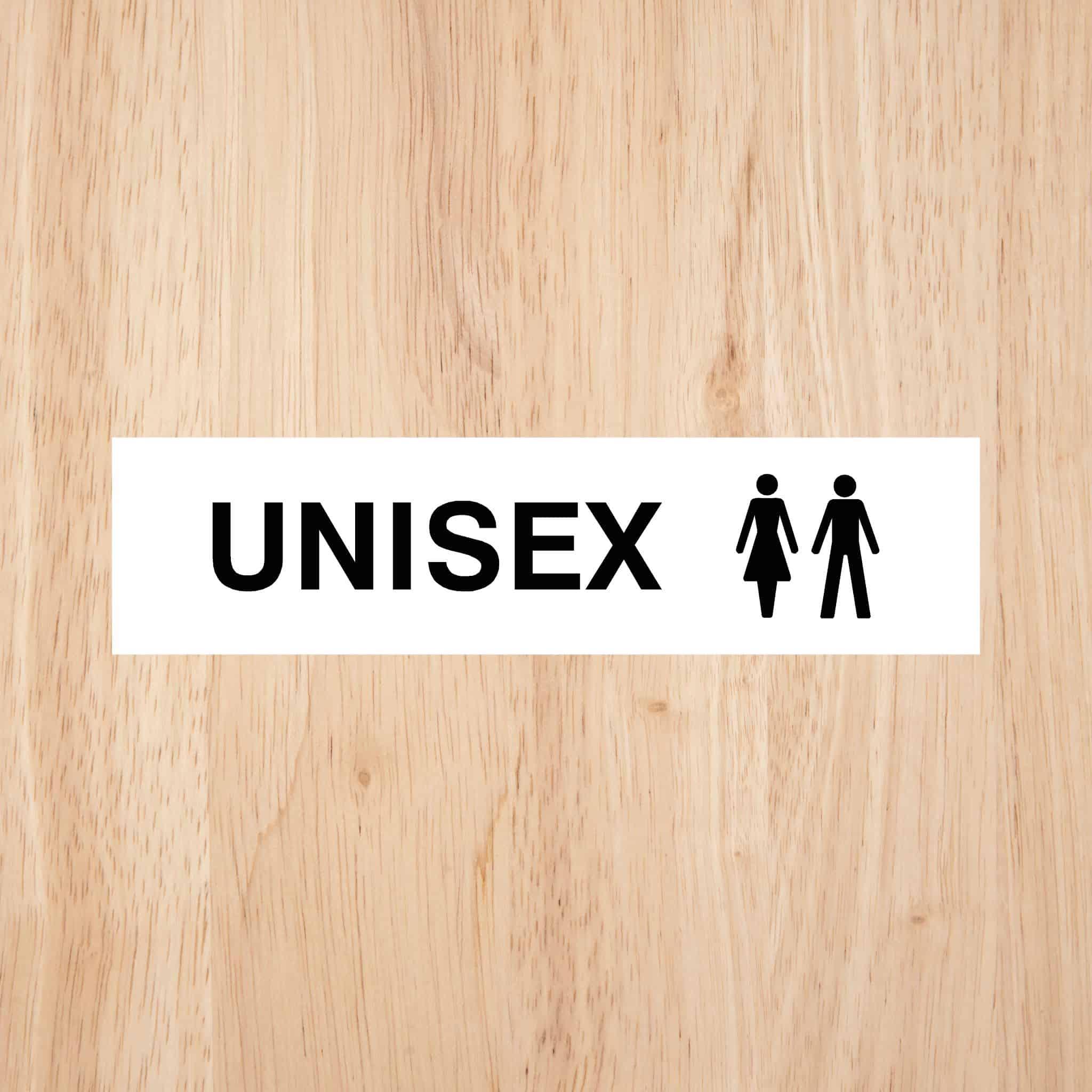 Unisex Toilet Standard Sign | CAPS - The Sign Shed