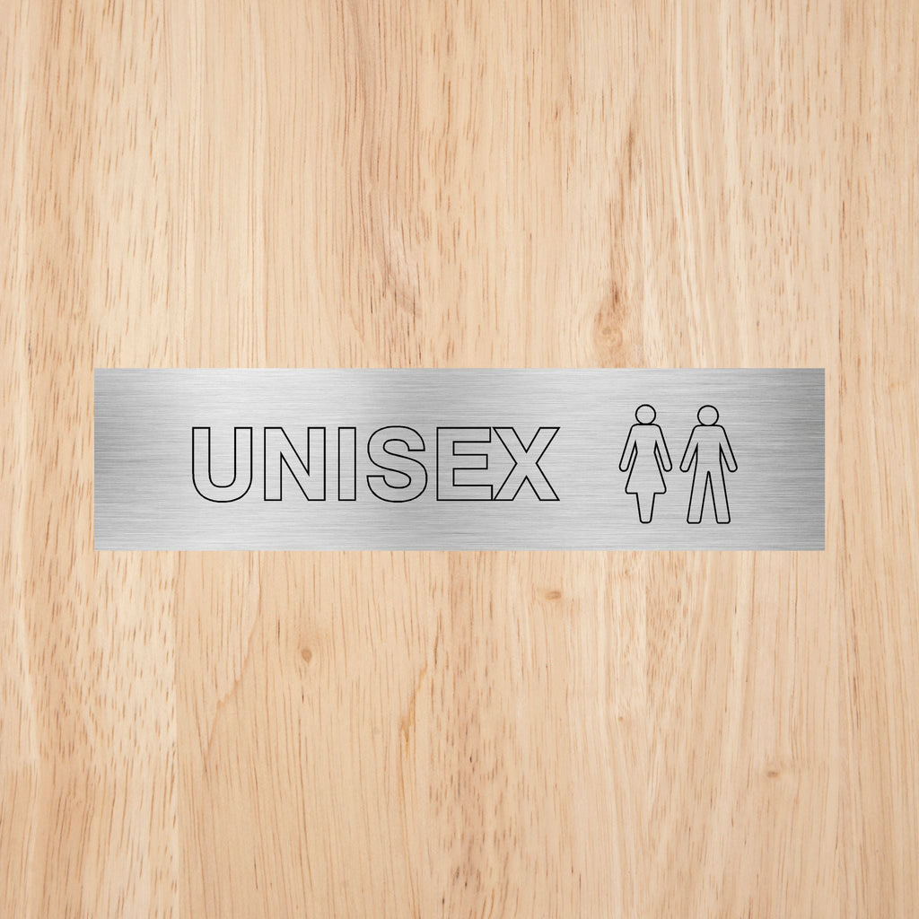 Unisex Toilet Standard Sign | CAPS - The Sign Shed