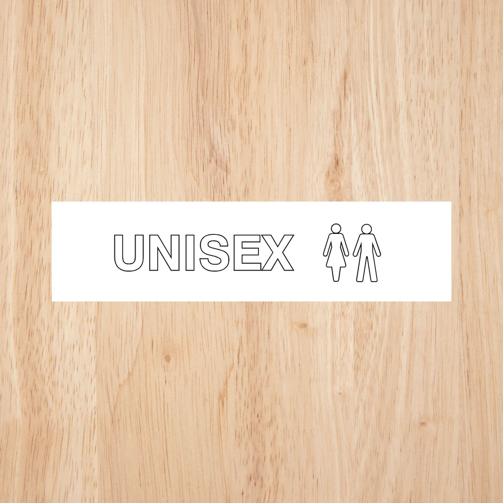 Unisex Toilet Standard Sign | CAPS - The Sign Shed