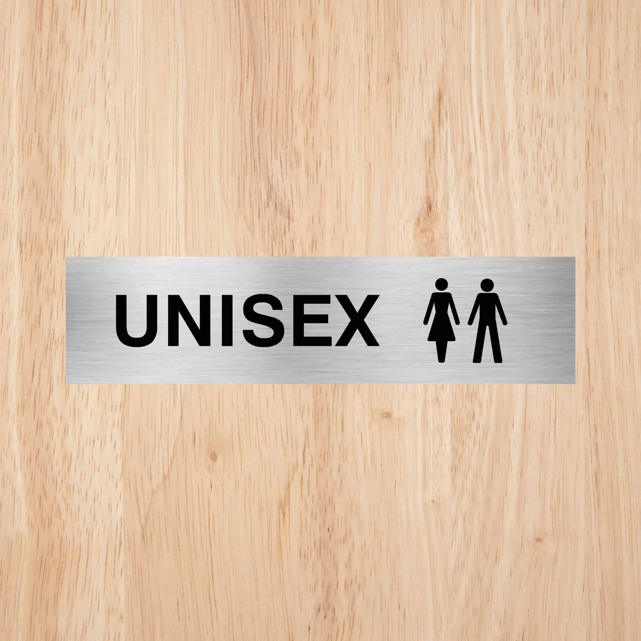 Unisex Toilet Standard Sign | CAPS - The Sign Shed