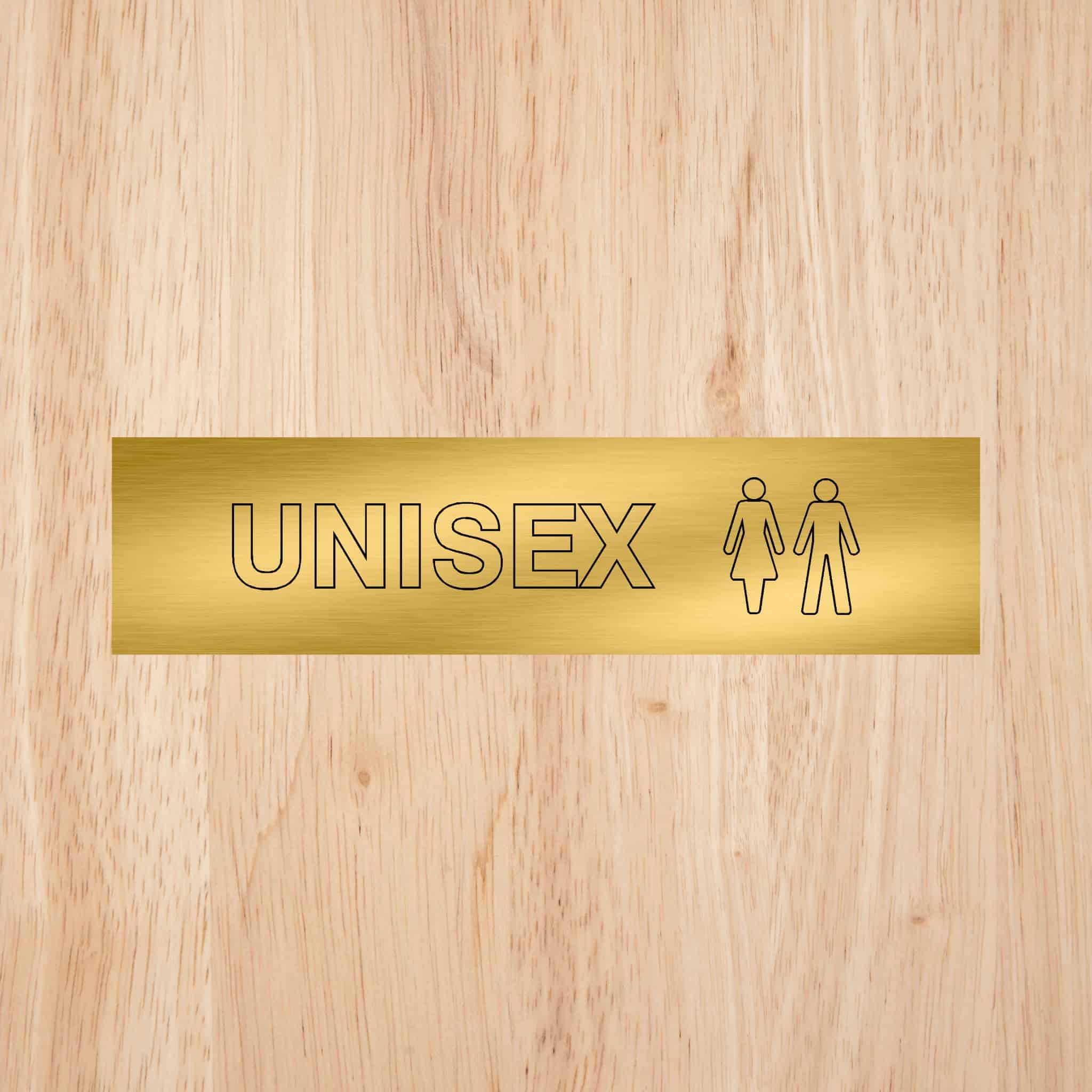 Unisex Toilet Standard Sign | CAPS - The Sign Shed