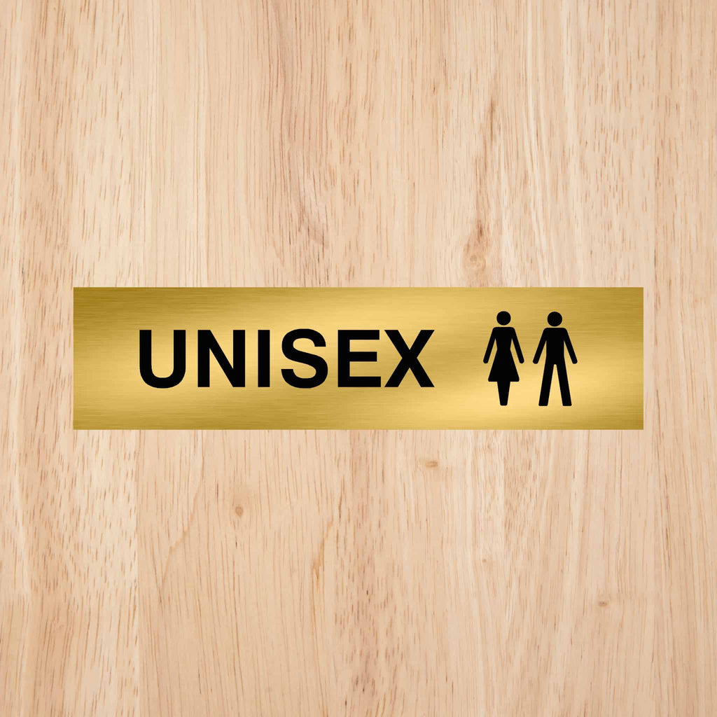 Unisex Toilet Standard Sign | CAPS - The Sign Shed