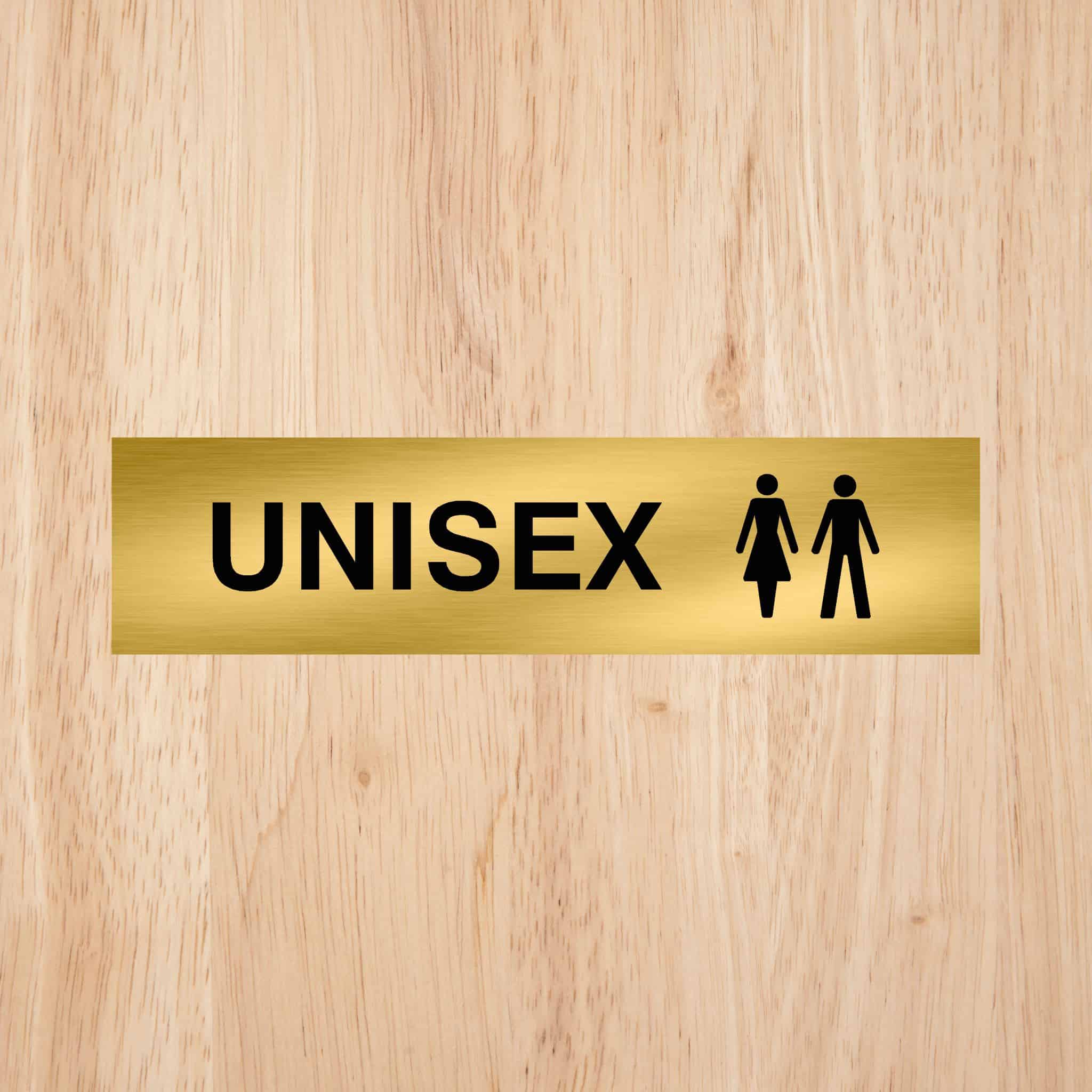 Unisex Toilet Standard Sign | CAPS - The Sign Shed