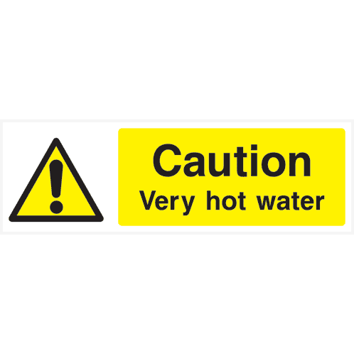 Very Hot Water Sign - The Sign Shed