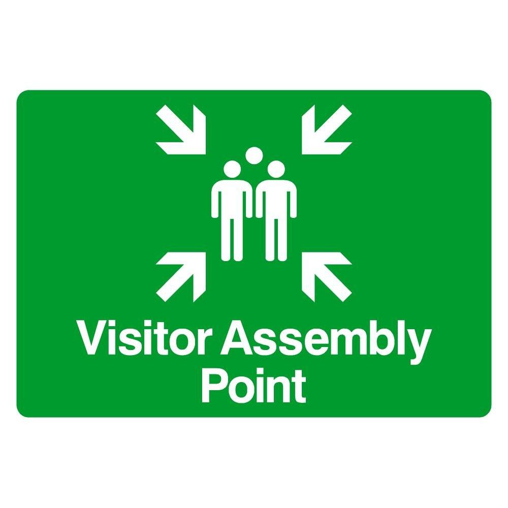 Visitor Assembly Point Sign - The Sign Shed