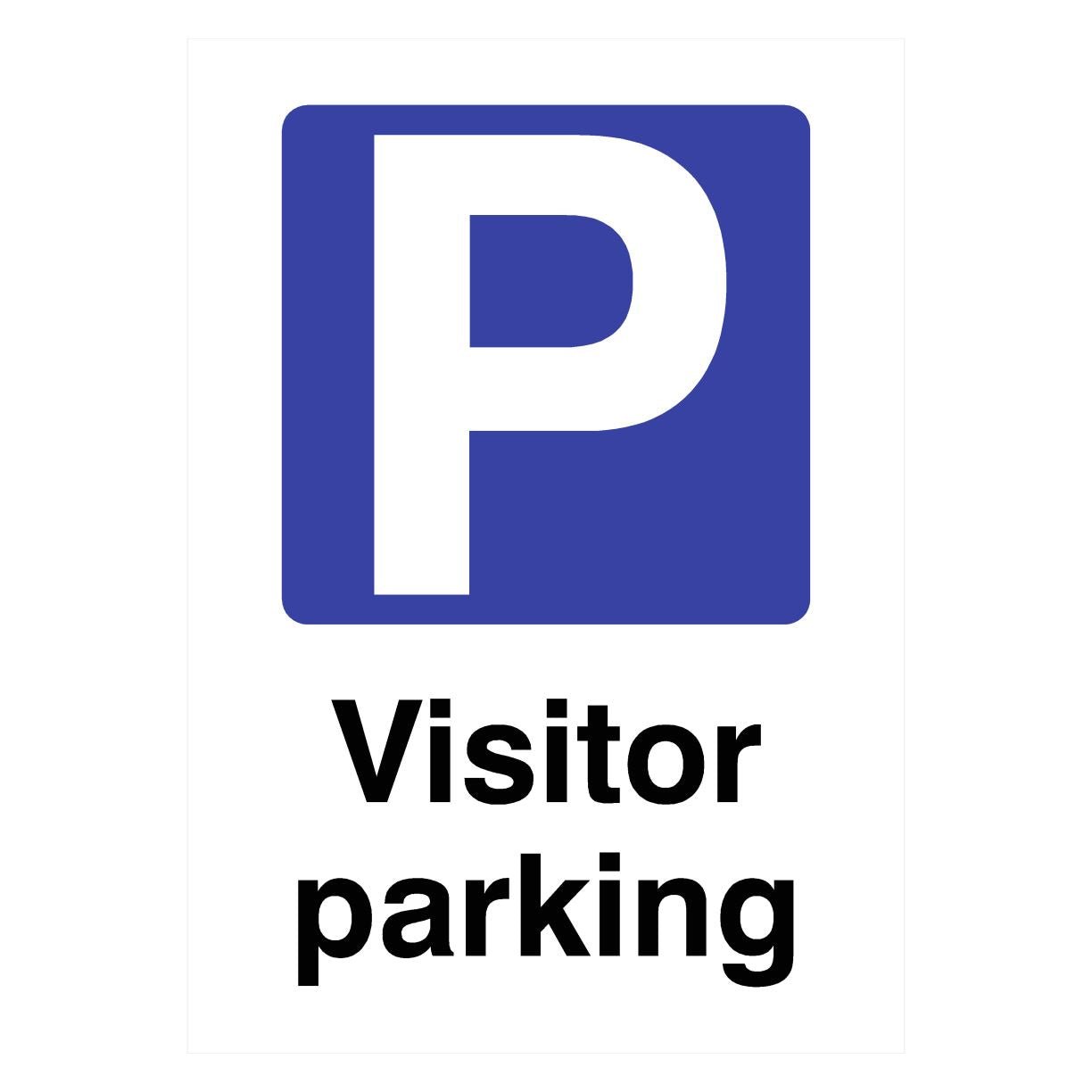 Visitor Parking P Sign | The Sign Shed