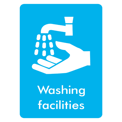 Washing Facilities Sign - The Sign Shed