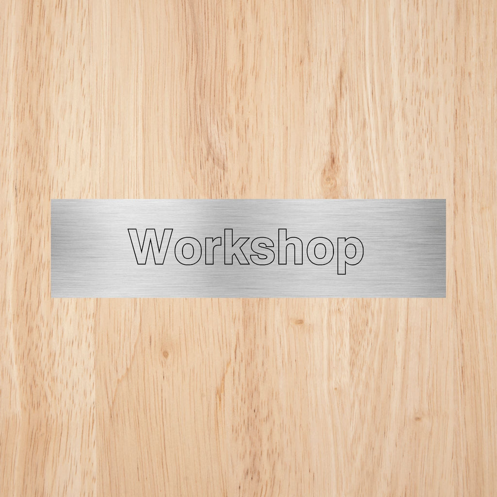 Workshop Door Sign - The Sign Shed