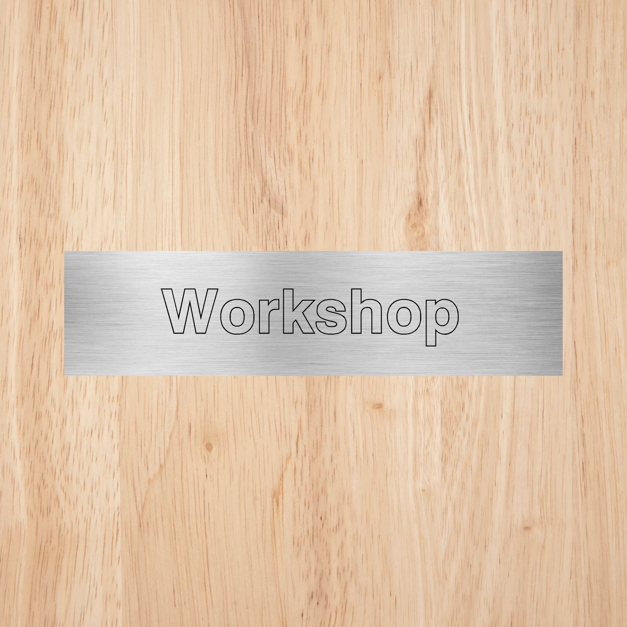 Workshop Door Sign - The Sign Shed