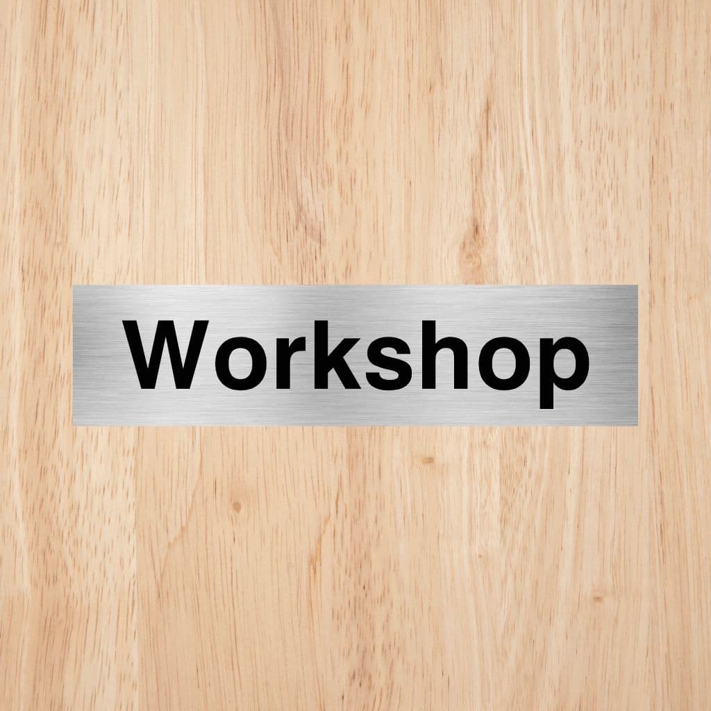 Workshop Door Sign - The Sign Shed