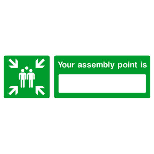 Your Assembly Point Is Fire Safety Sign - The Sign Shed
